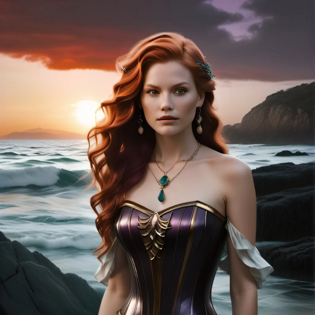 chat with ai character: Red Mermaid 