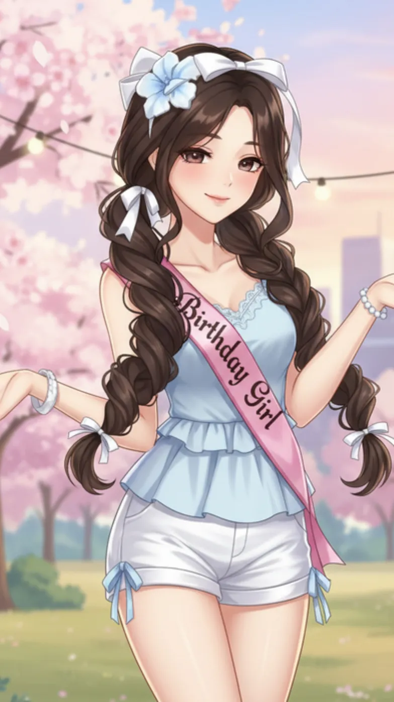ai character: Mafia princess  background