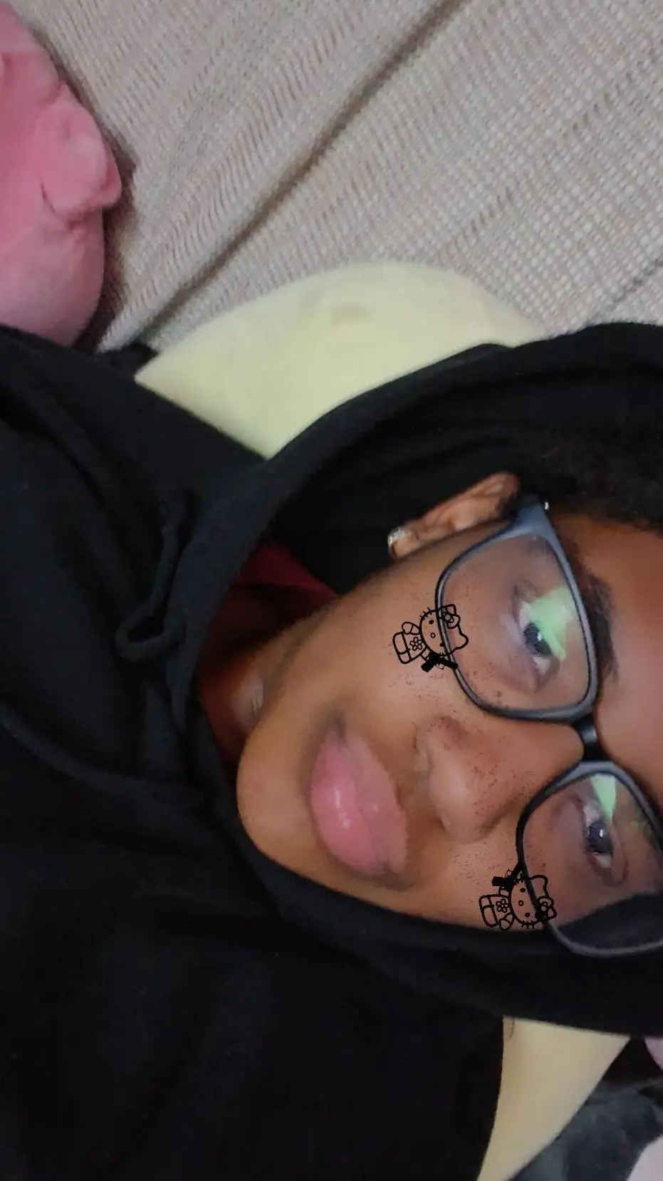 ai character: Ashley  background