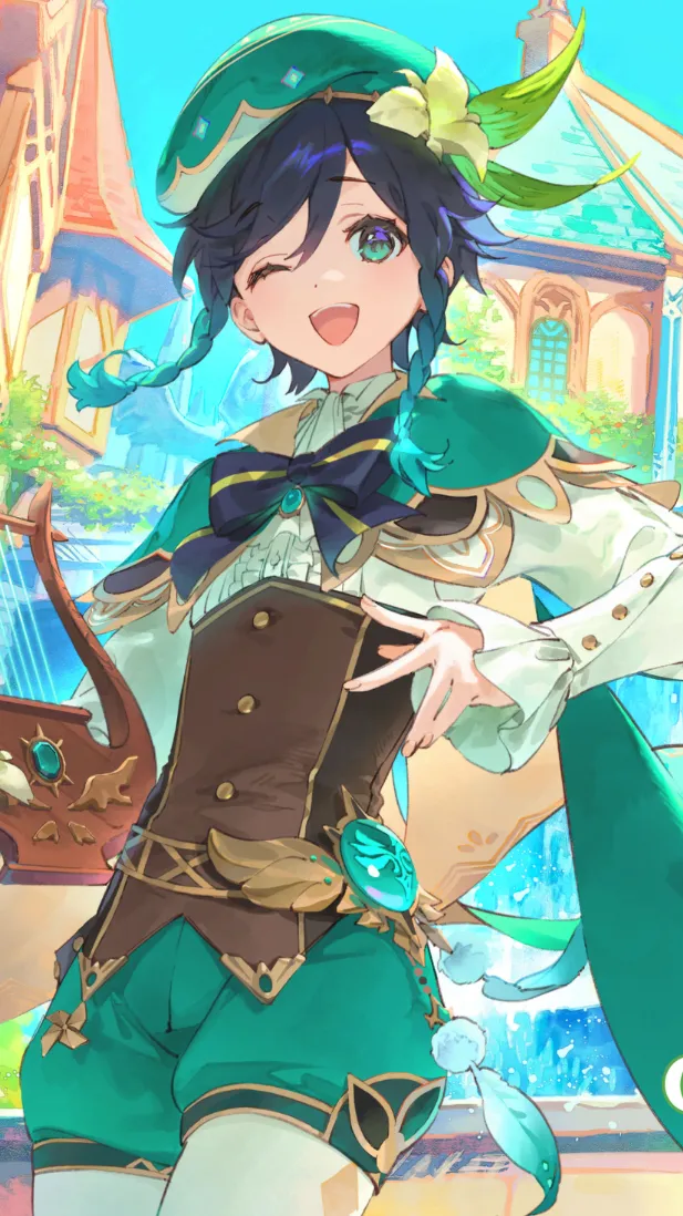 ai character: Venti background