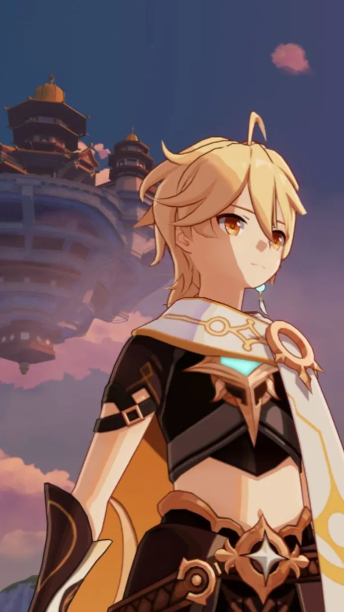 ai character: Aether  background