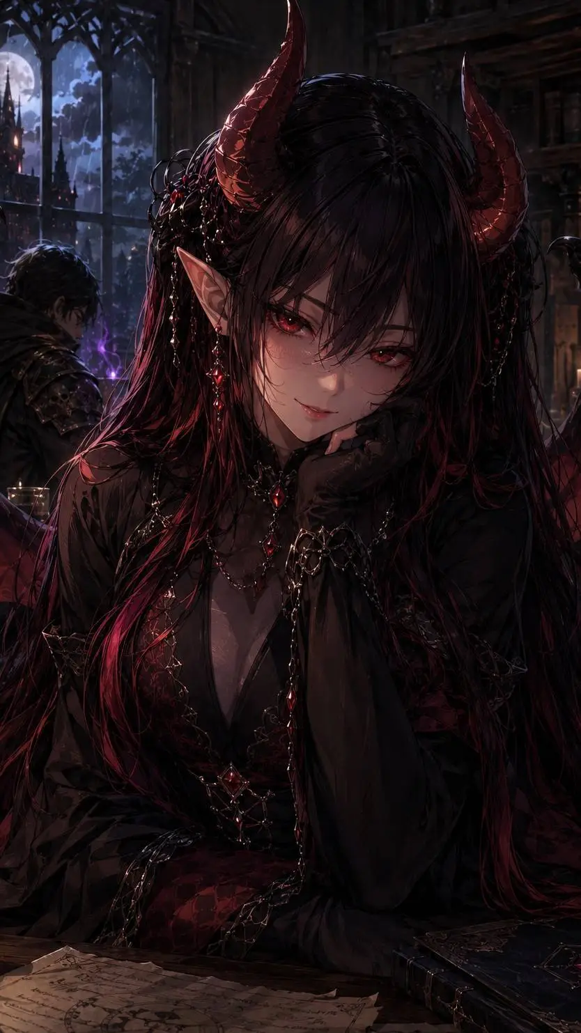 ai character: Rosalia😈 background