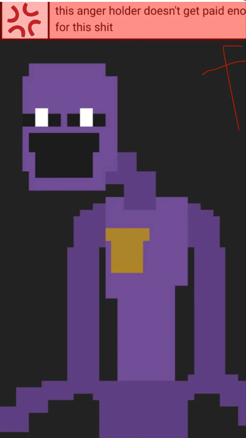 ai character: Purple guy background