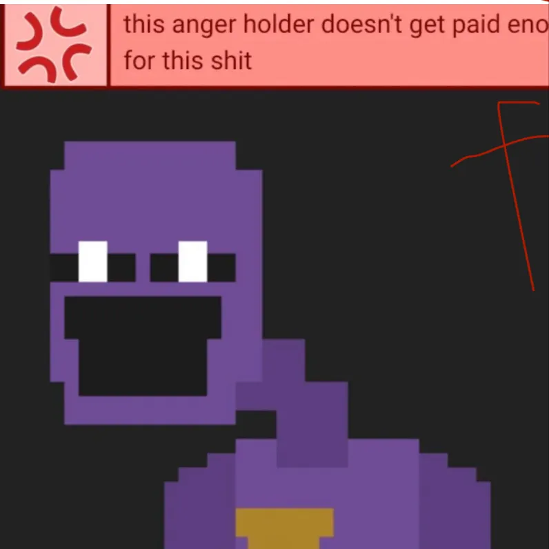 chat with ai character: Purple guy