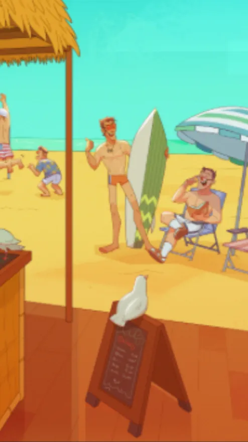 ai character: Tf2 beach🏖️☀️ background