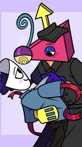 ai character: Abstragity!!  background