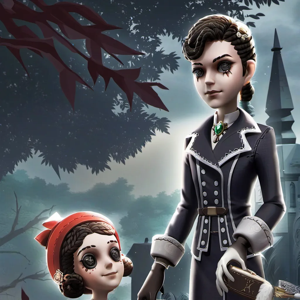 chat with ai character: Button eyes