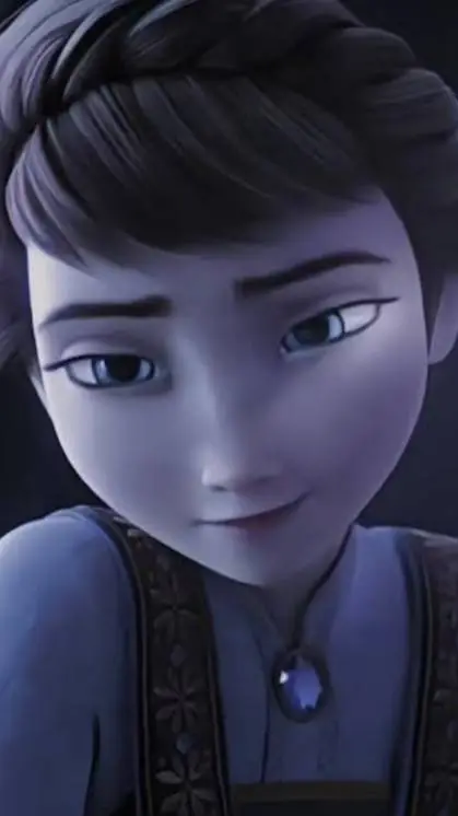 ai character: frozen queen iduna background