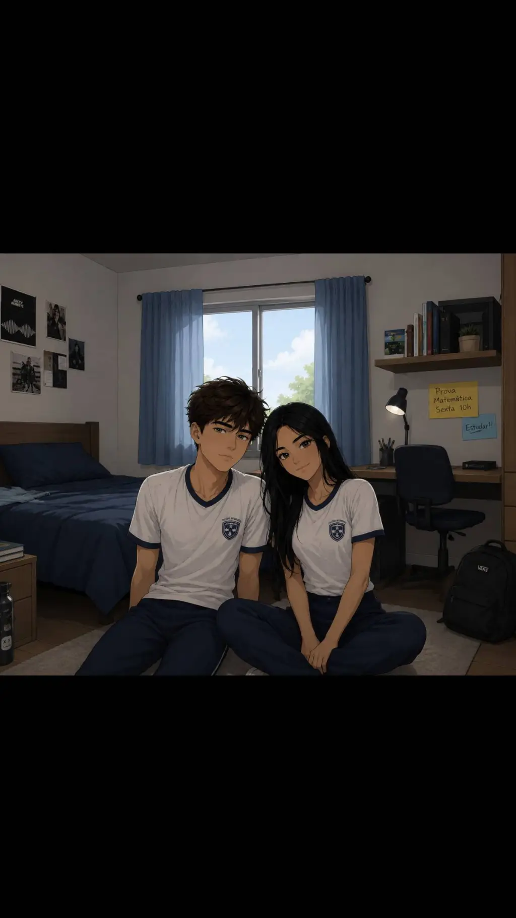 ai character: Ensino Médio background