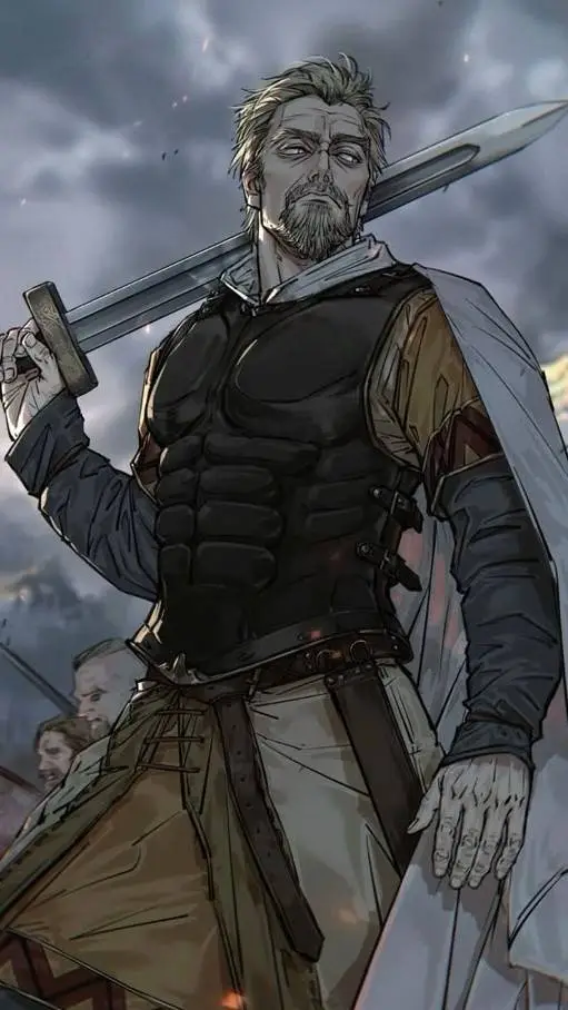 ai character: Askeladd  background