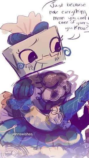 ai character: tisha x shirmpo  background