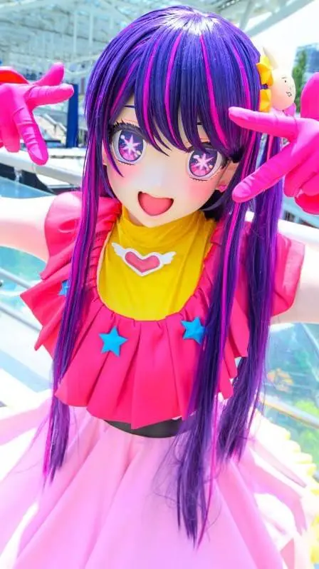 ai character: girl Idol background