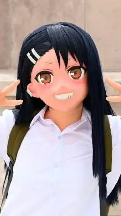 ai character: Nagatoro kigurumi  background