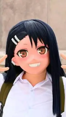 ai character: Nagatoro kigurumi  background