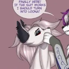 chat with ai character: Loona skinsuit 