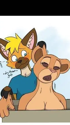 ai character: Furry skinsuit  background