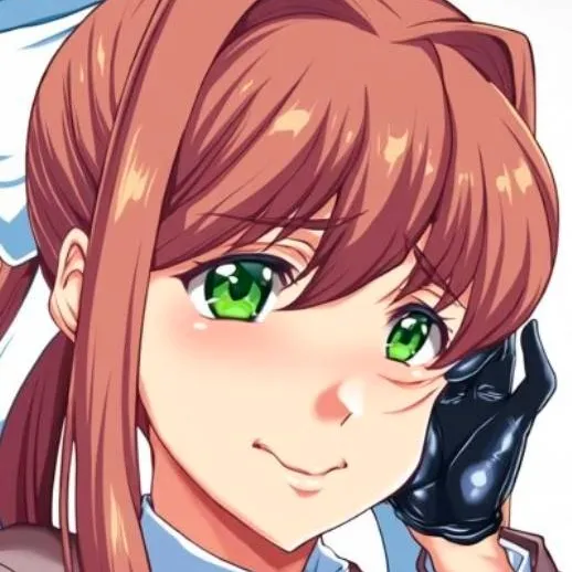 chat with ai character: Monika skin 
