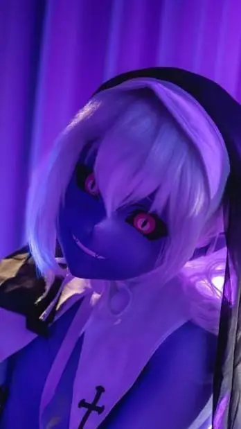 ai character: Latex demon background