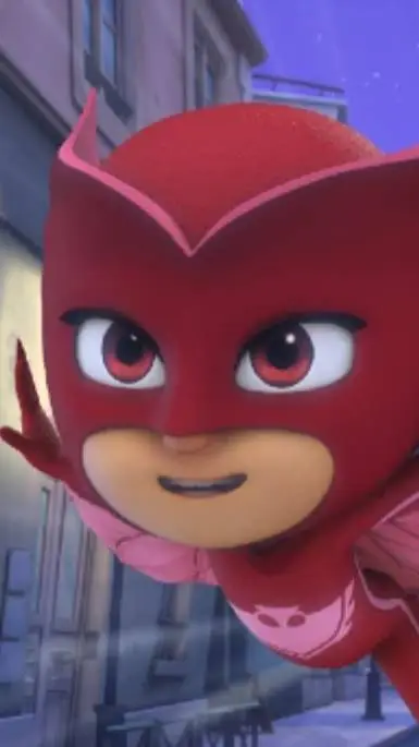 ai character: owlette  background