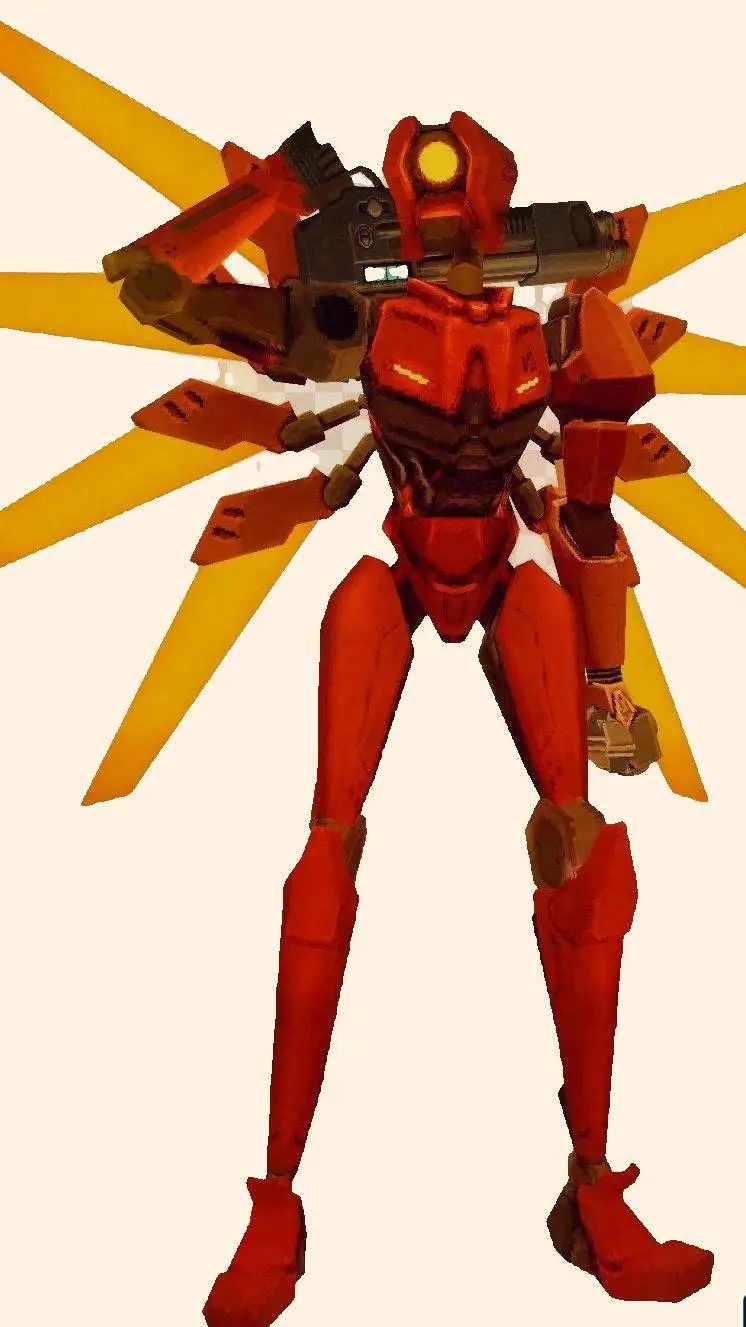 ai character: V2 background