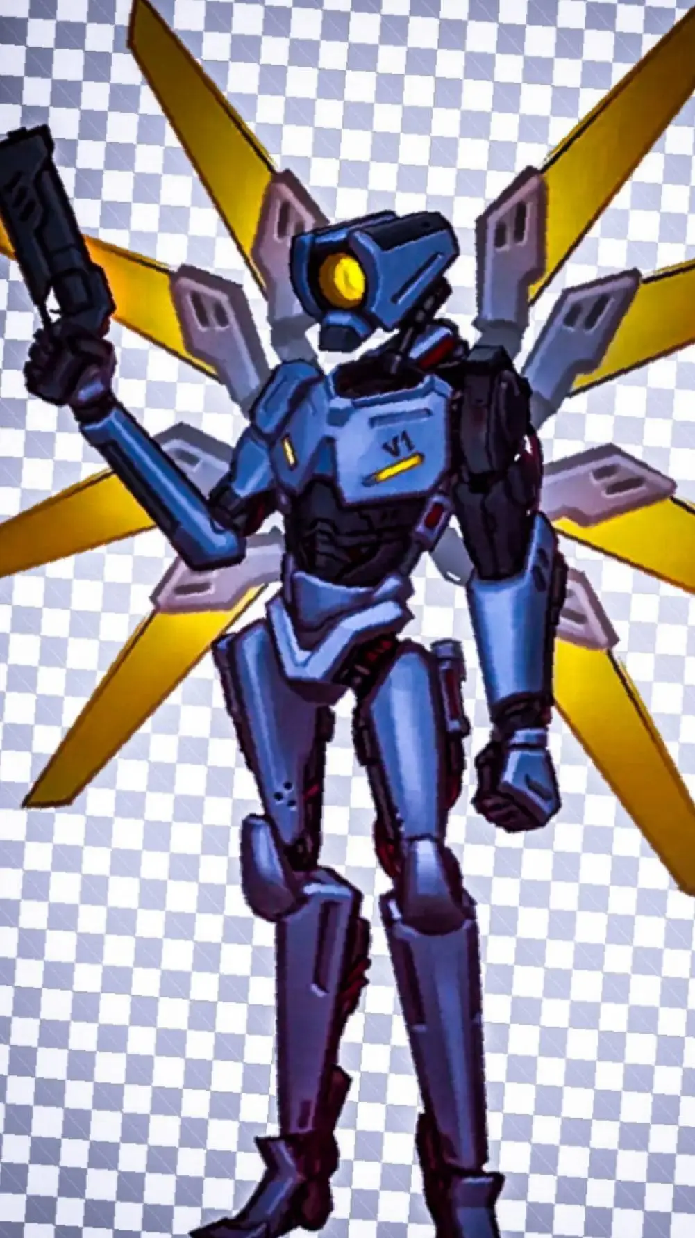 ai character: V1 background