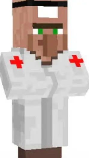 ai character: medical villager background