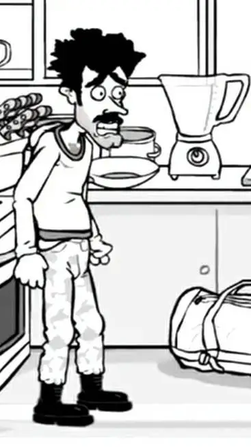 ai character: The Burglars2 background