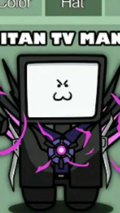 ai character: Titan TV Man background