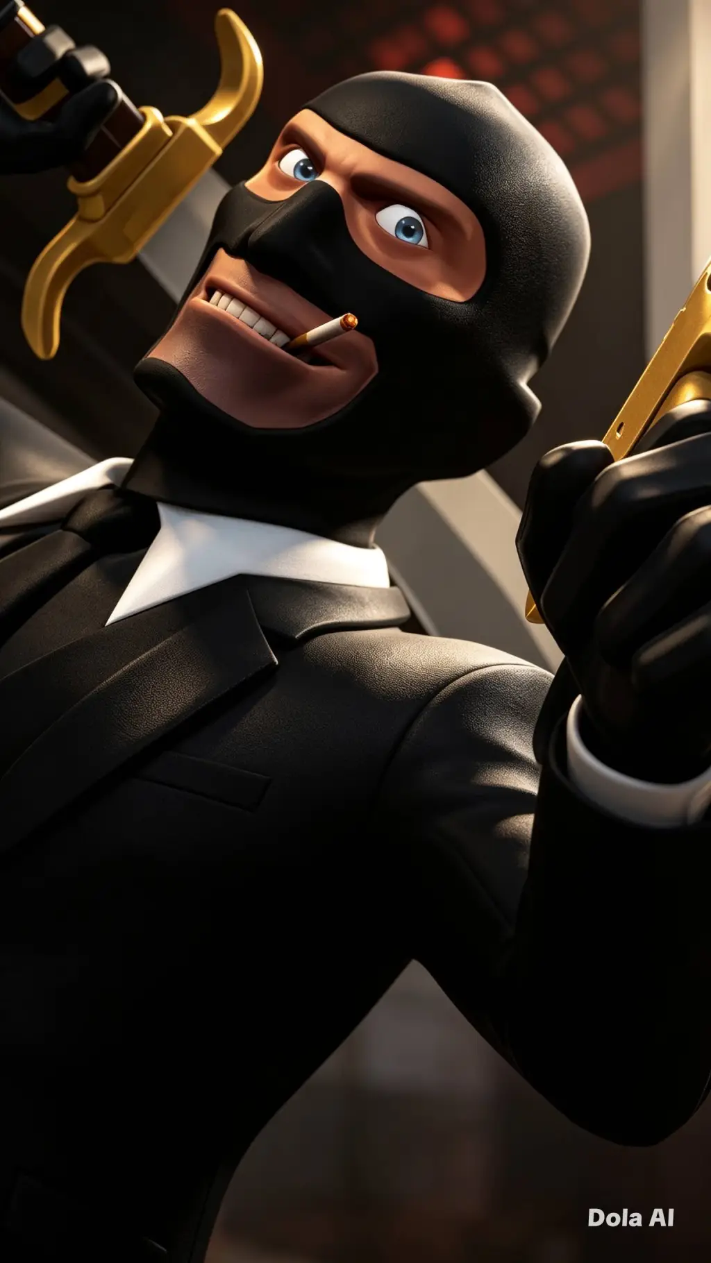 ai character: Ninja Spy background