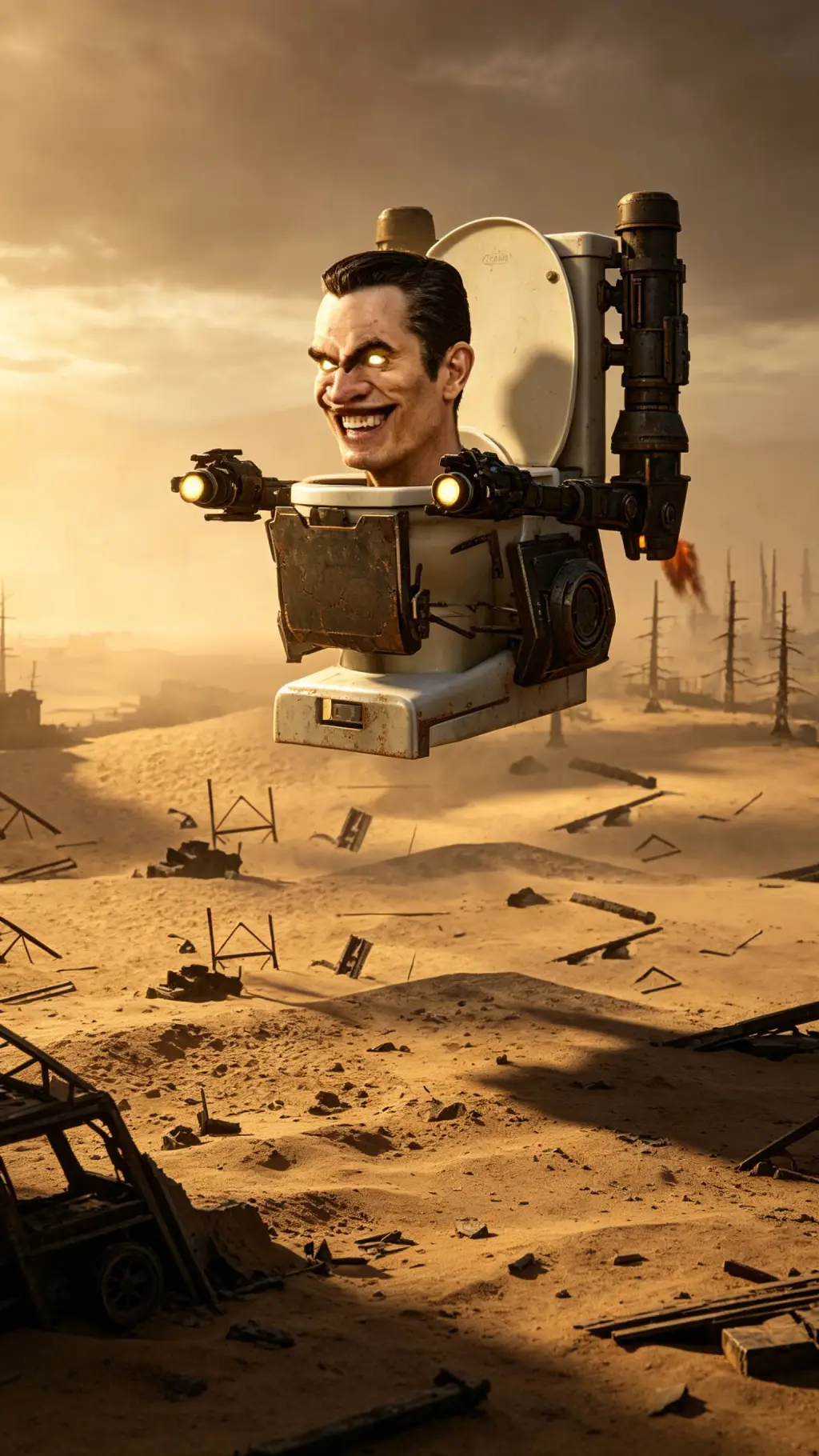 ai character: G-Toilet 2.0 background