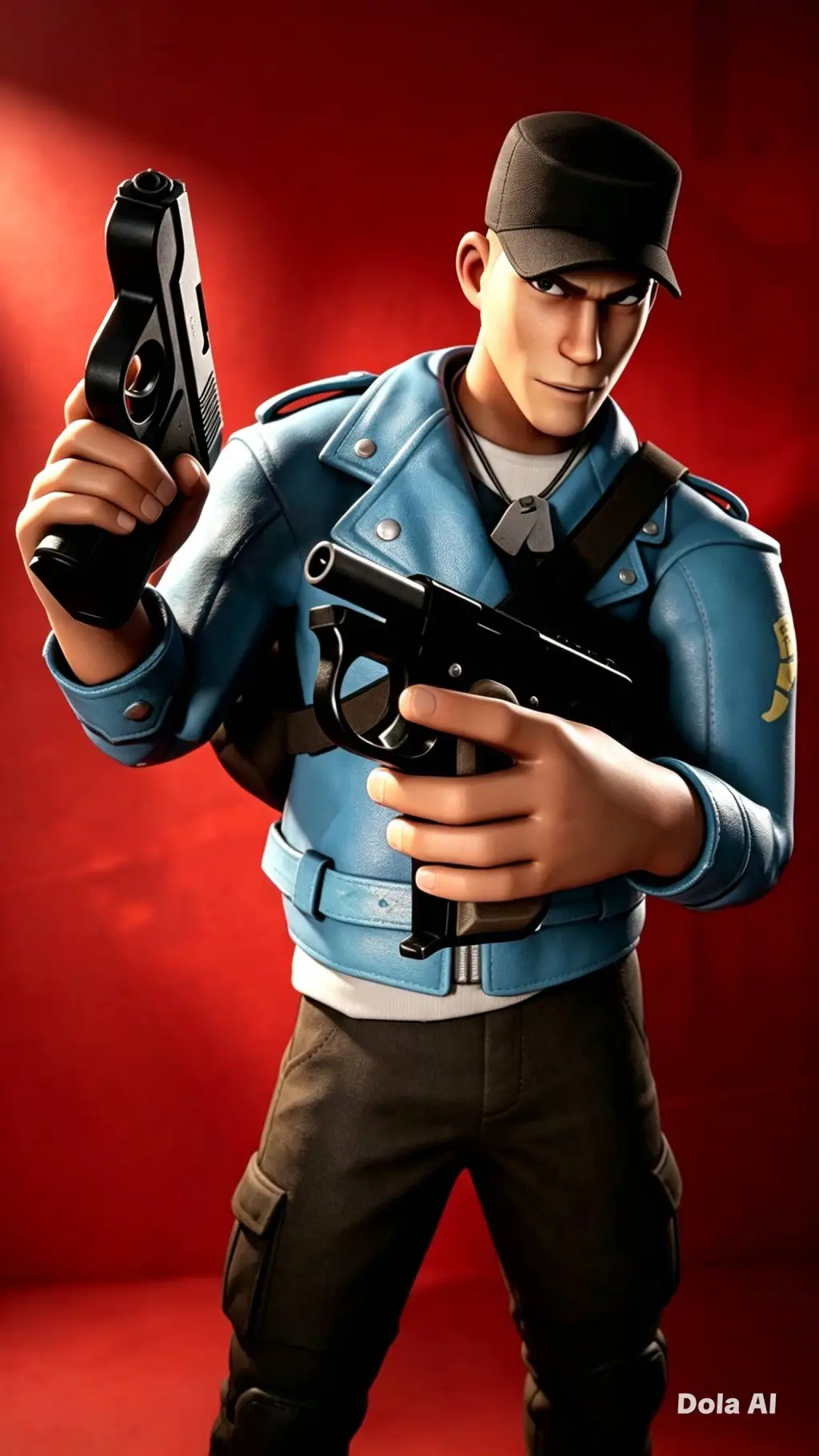 ai character: Epic Scout background