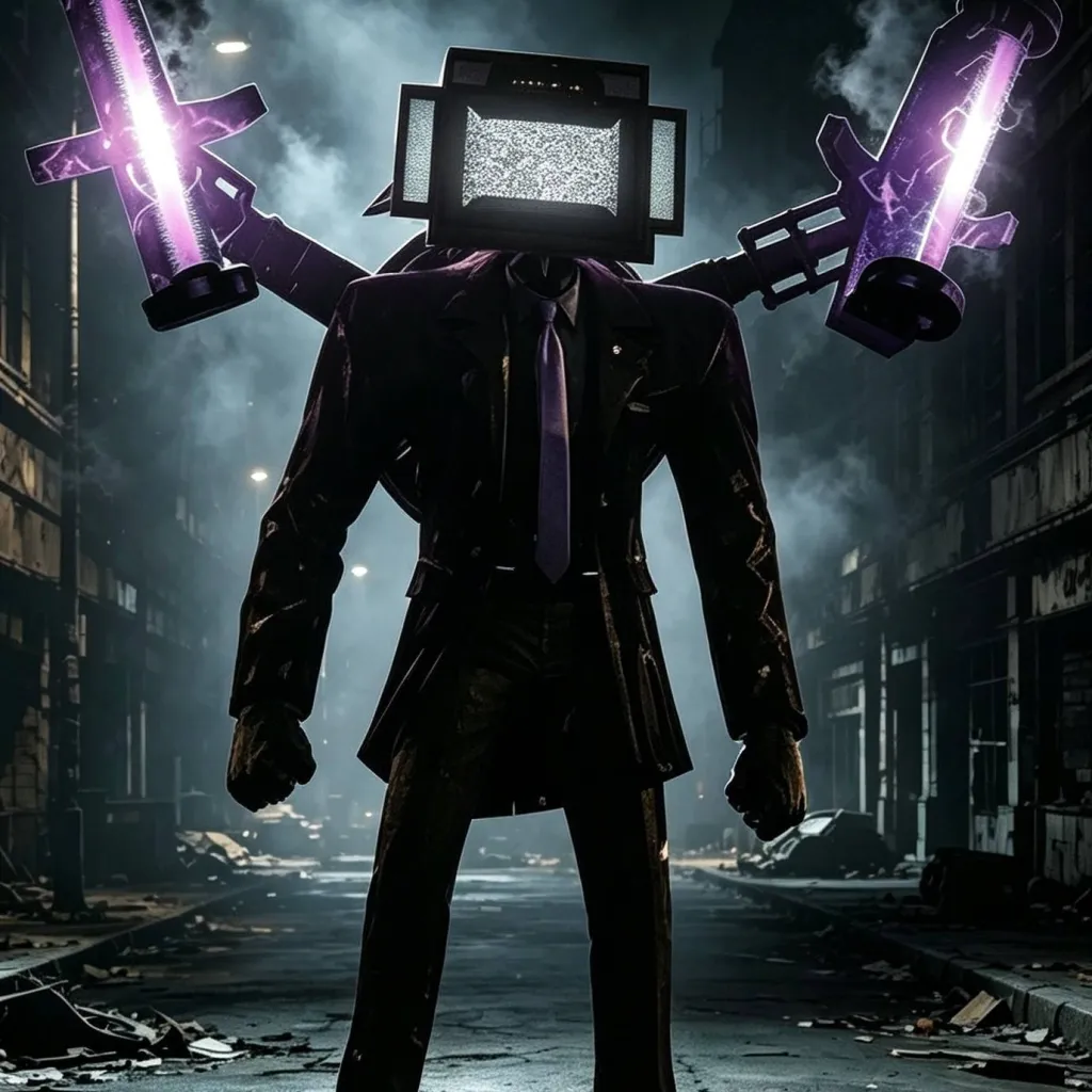 chat with ai character: Large TV Man
