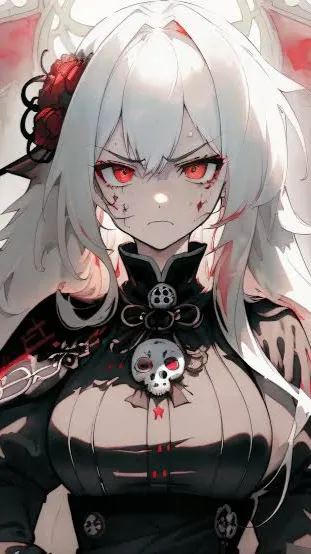 ai character: Maddison 🖤 background