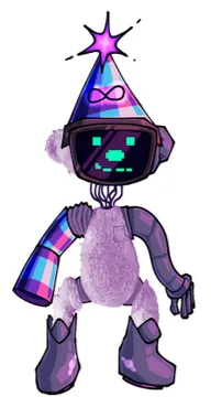 ai character: 6th anniversary  background