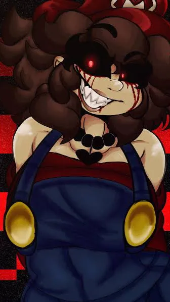 ai character: Female Mario.exe background