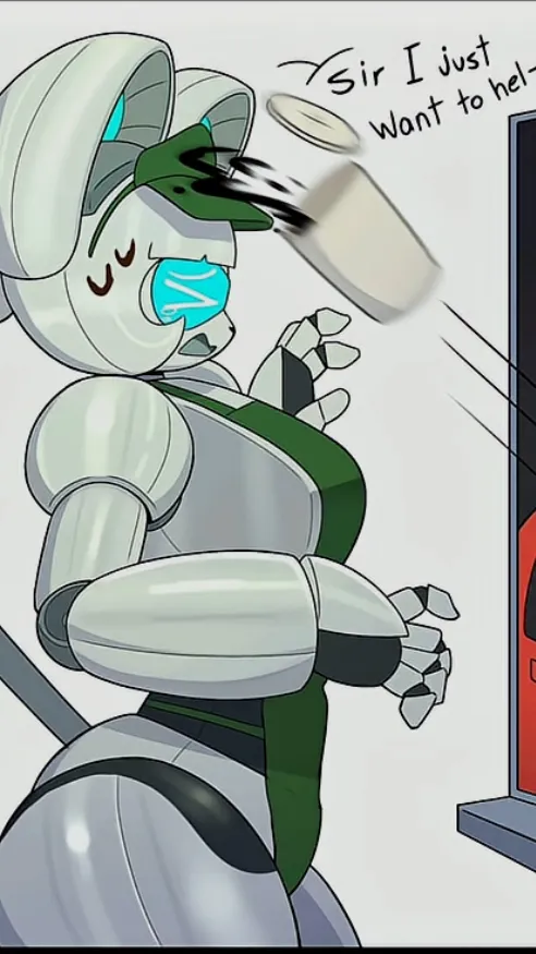 ai character: AI Robot Maid background