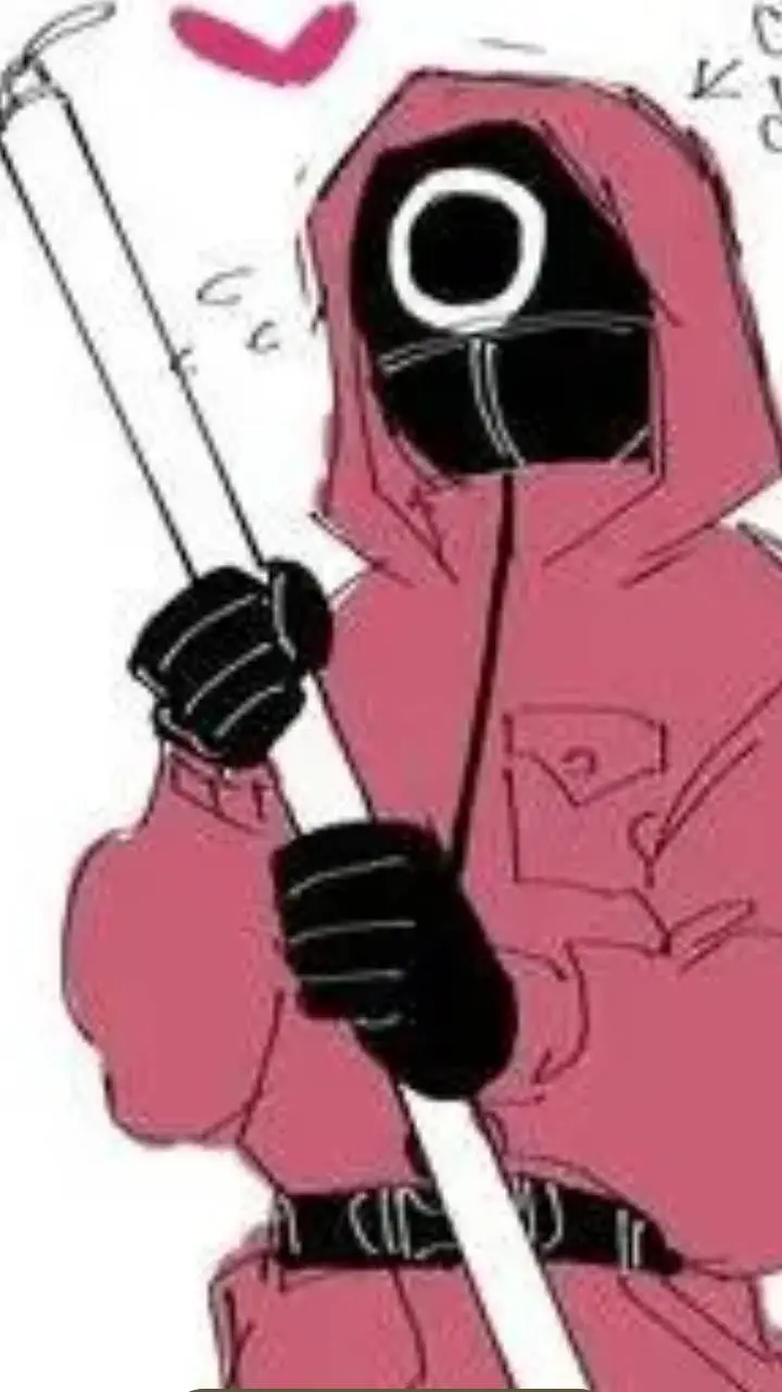 ai character: Squid game  background