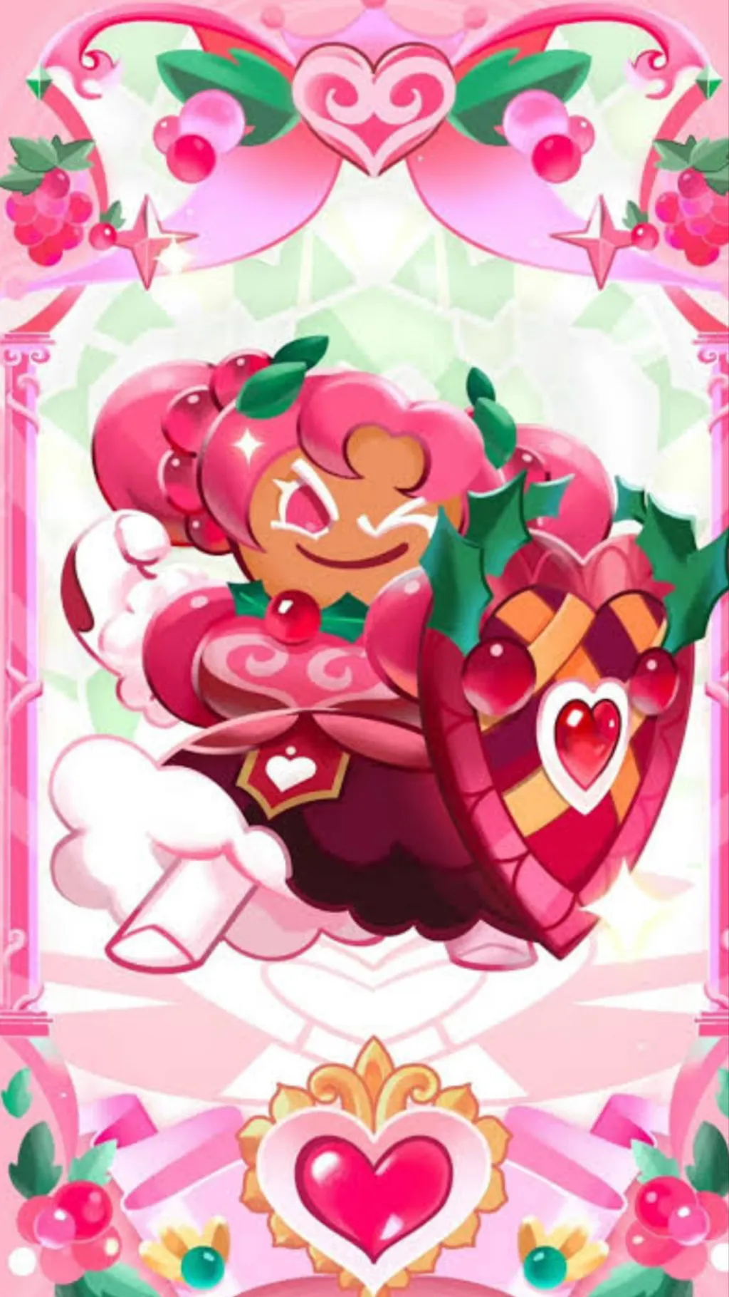 ai character: Holyberry Cookie background