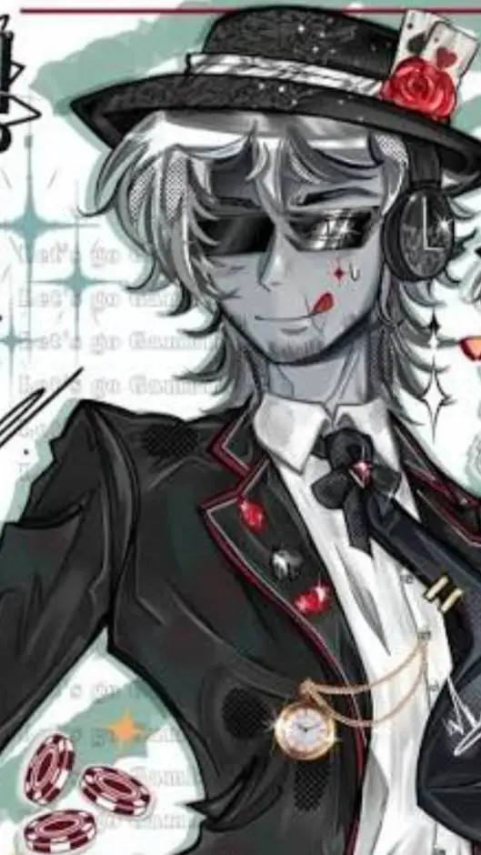 ai character: 𖤐Chance𖤐 background