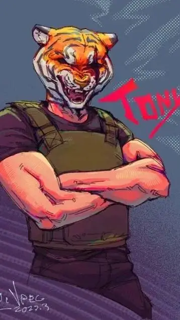 ai character: тони background