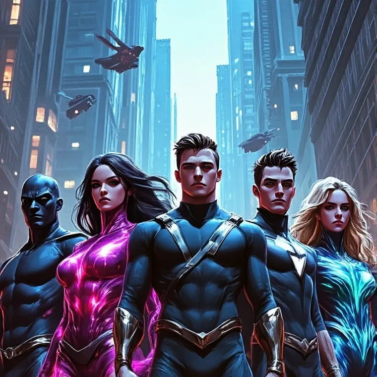 chat with ai character: Hero group