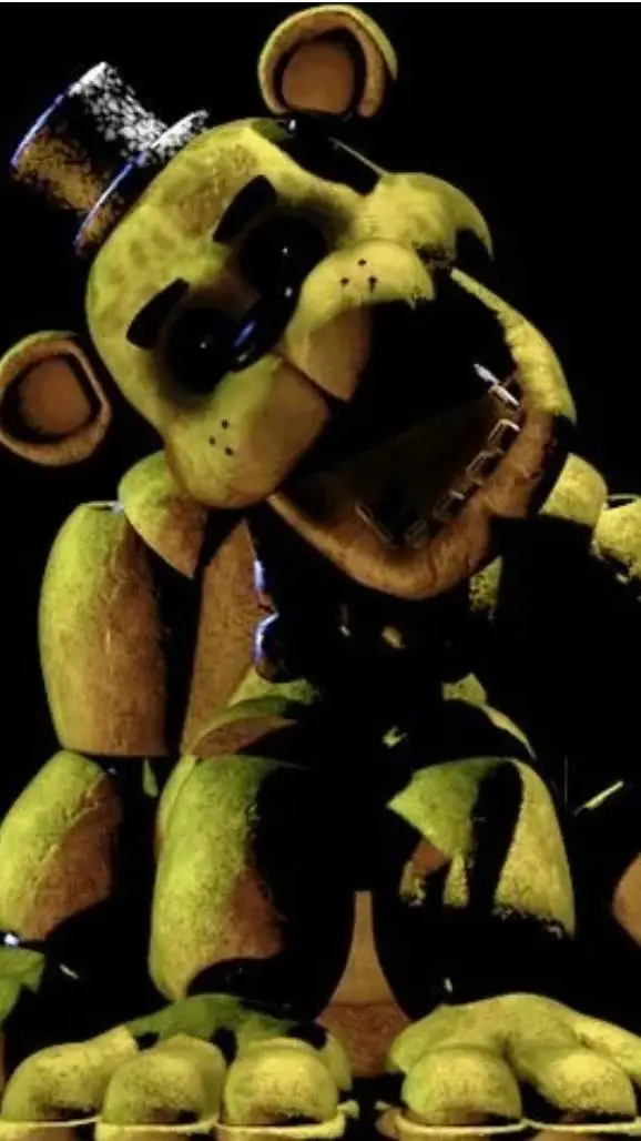 ai character: 💛Golden freddy 💛 background