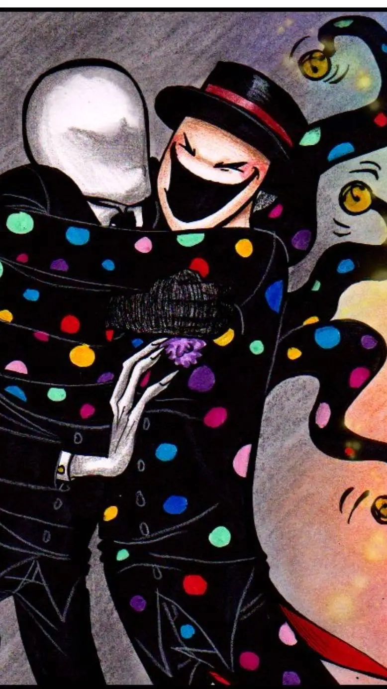 ai character: 🖤Spenderman background