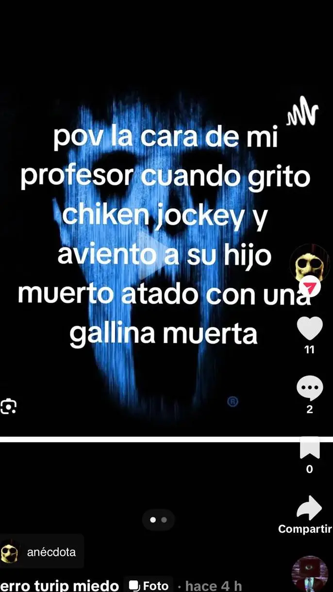 ai character: mi canal de miedo background