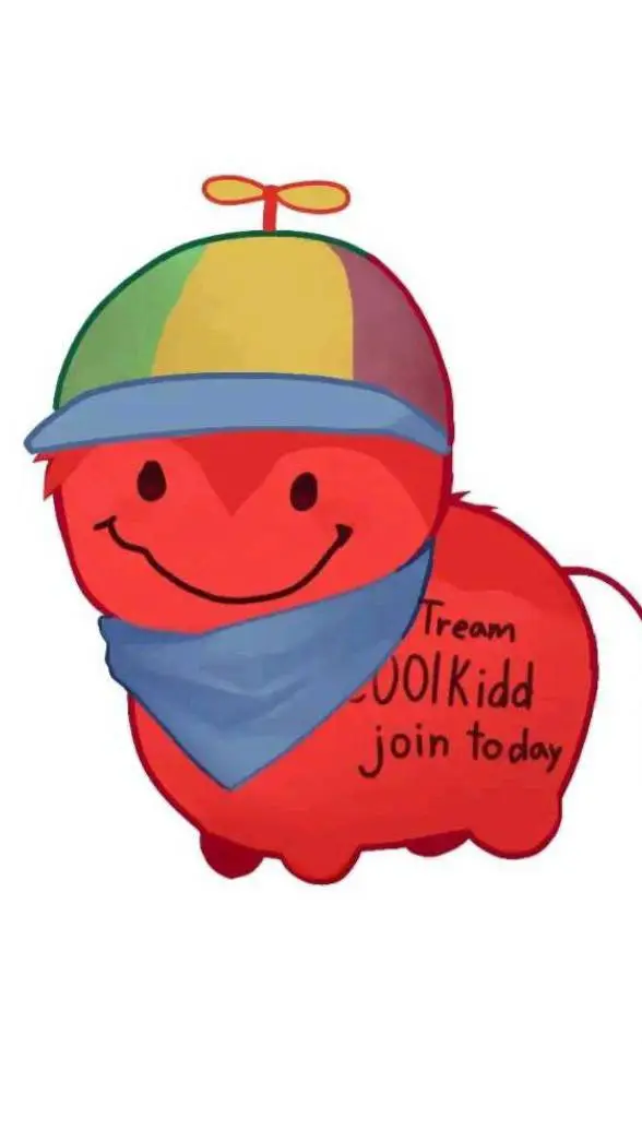 ai character: COOLKID  background