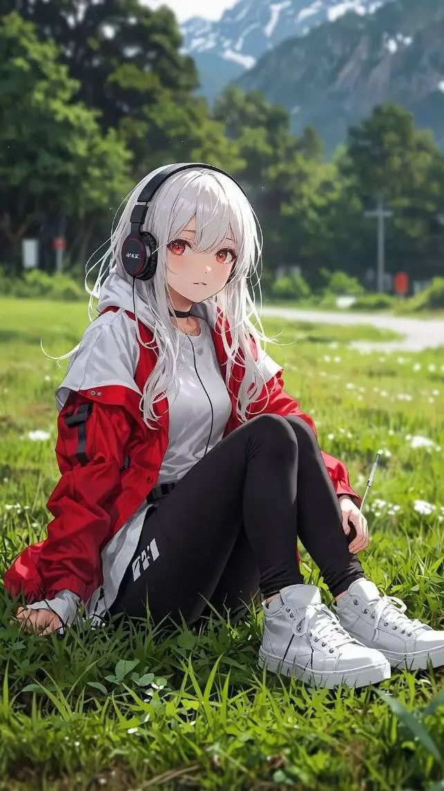 ai character: аня background