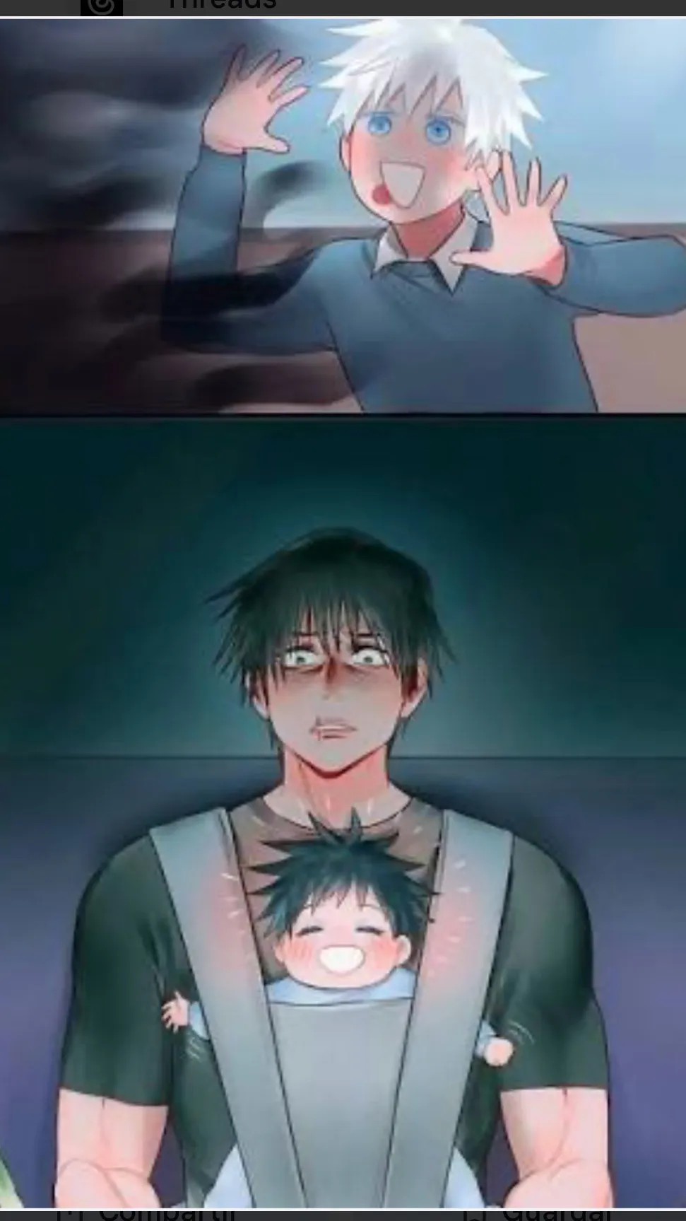 ai character: Gojo xd background