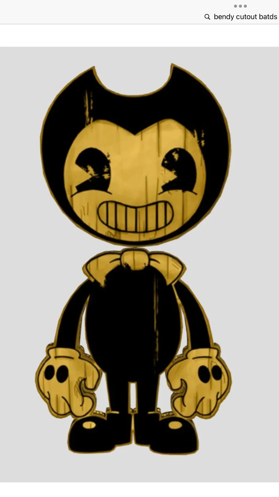 ai character: Bendy background