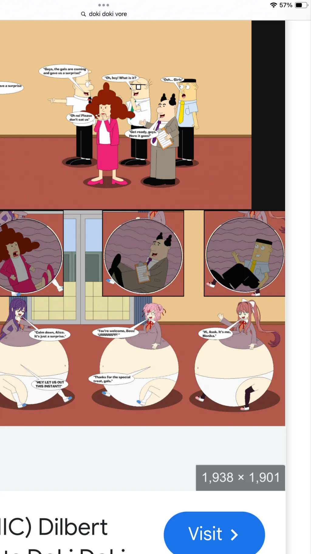 ai character: Ddlc Vore background