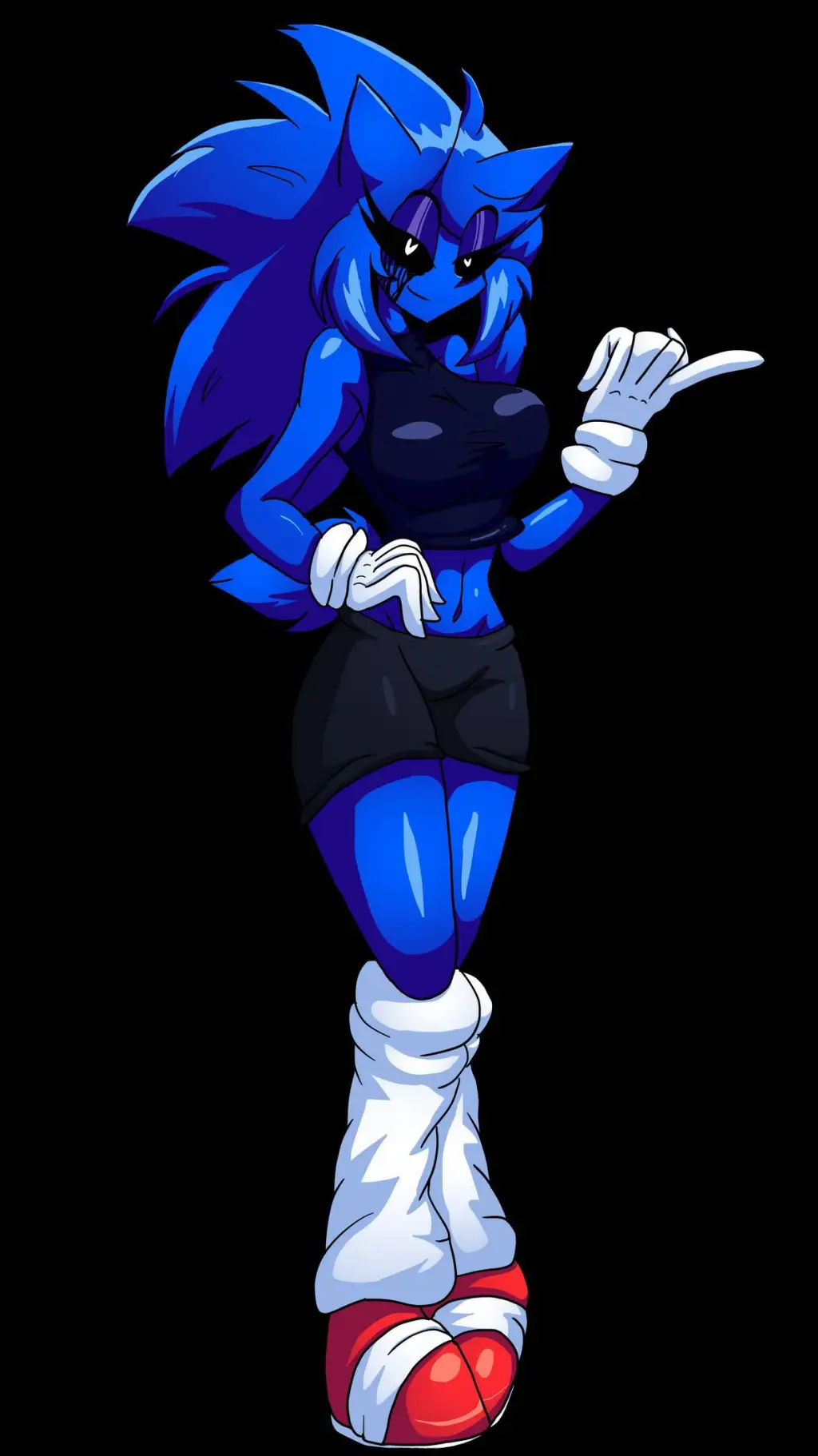 ai character: mujer Fanon Minus background